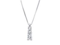 Necklace Babila Milano Woman Bacia_Mi in White Gold Diamante 225766